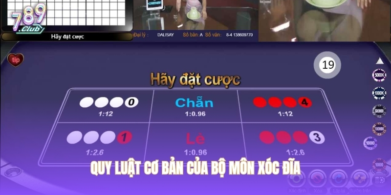 Quy luật cơ bản của bộ môn xóc đĩa